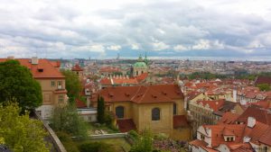 Blick von Burg in Prag