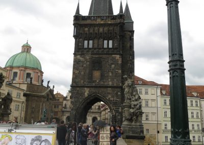 Auf der Karlsbrücke in Prag