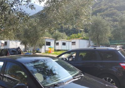 Unser Auto am Camping Claudia Gardasee