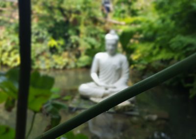 Buddha im Heller Garten Gardasee
