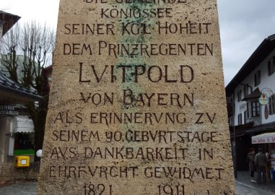 Prinz Leopold Denkmal am Königssee