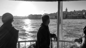 Jochen auf Schiff am Bosporus