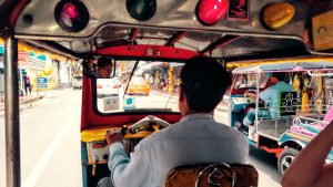 Tuk Tuk Fahrer in Bangkok