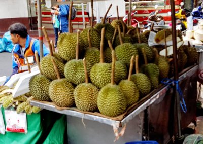 Durian Stand in Chinatown