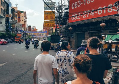 Yaowarat in Chinatown in Bangkok