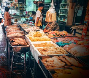 Fisch am Markt in Chinatown