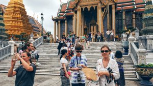 Innenhof im Wat Phra Kaeo