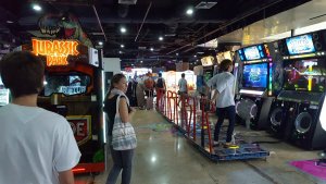 Spielhalle im MBK in Bangkok