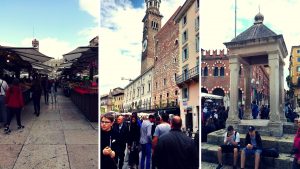Leben auf dem Piazza del Erbe