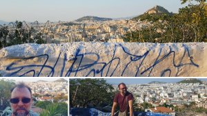 Aussichtspunkt in Athen