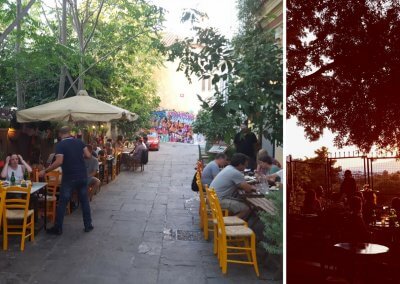 Tavernen in der Plaka von Athen