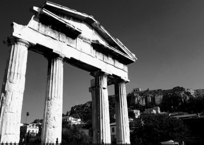 Blick zur Akropolis