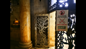 Olivenbaum Tür am Garten Getsemani