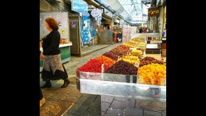 getrocknete Früchte am Yehuda Market