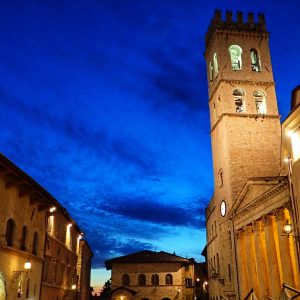 Nachthimmel über Assisi