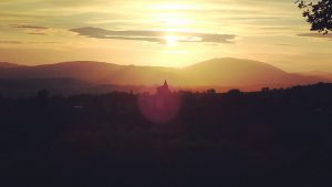 Sonnenuntergang in Umbrien